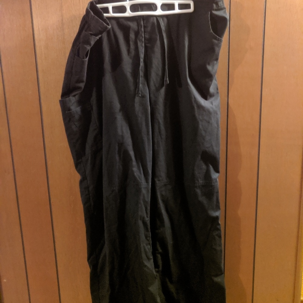 Black ScrubStar scrub pants XL